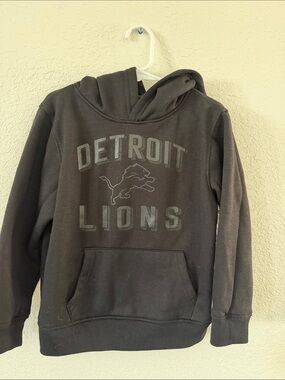 Detroit Lions Kids Black Hoodie Sweatshirt